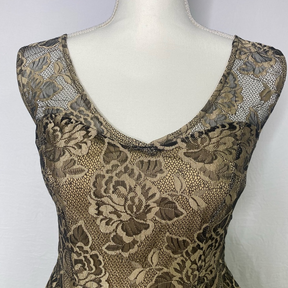Atarid state size Medium ,black and Gold dress - Picture 5 of 9